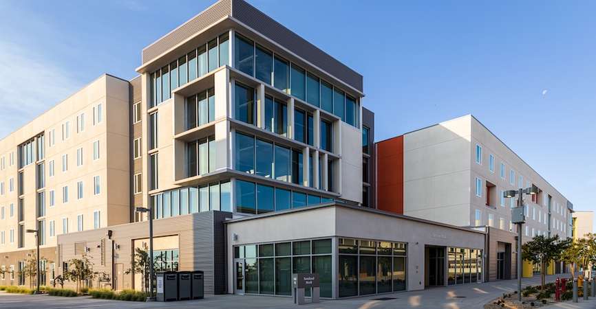The Sentinel Rock building at UC Merced.