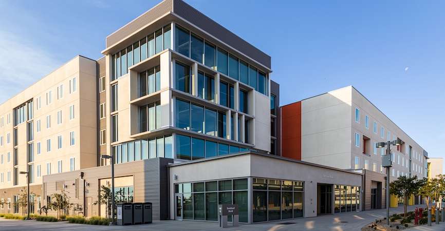 The Sentinel Rock building at UC Merced. 